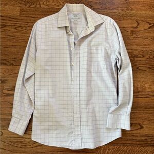 Charles Tyrwhitt Light Purple Dress Shirt with Light Blue Windowpane